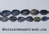 CNG7116 15.5 inches 20*25mm - 30*40mm freeform blue dumortierite beads