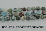 CNG7200 15.5 inches 12*14mm - 14*16mm faceted freeform larimar beads