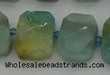 CNG7201 15.5 inches 13*18mm - 15*20mm faceted freeform amazonite beads