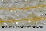 CNG7232 15.5 inches 10mm faceted nuggets citrine gemstone beads