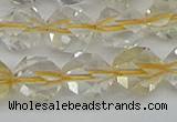 CNG7233 15.5 inches 12mm faceted nuggets citrine gemstone beads