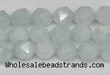 CNG7260 15.5 inches 6mm faceted nuggets aquamarine beads