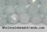 CNG7261 15.5 inches 8mm faceted nuggets aquamarine beads