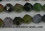 CNG7341 15.5 inches 8mm faceted nuggets Indian agate beads