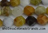 CNG7371 15.5 inches 8mm faceted nuggets mixed opal beads