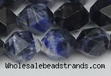 CNG7438 15.5 inches 12mm faceted nuggets sodalite gemstone beads