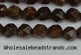 CNG7440 15.5 inches 6mm faceted nuggets bronzite gemstone beads