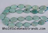 CNG7463 15.5 inches 20*25mm - 25*35mm faceted freeform amazonite beads