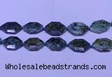 CNG7515 25*35mm - 30*40mm faceted freeform African turquoise beads