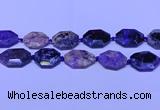 CNG7516 15.5 inches 25*35mm - 30*40mm faceted freeform charoite beads