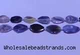 CNG7527 18*25mm - 25*35mm faceted freeform Botswana agate beads