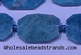 CNG7530 15.5 inches 18*25mm - 25*35mm faceted freeform amazonite beads