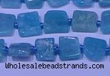 CNG7542 15.5 inches 6*8mm - 10*12mm freeform amazonite beads