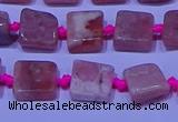 CNG7544 15.5 inches 6*8mm - 10*12mm freeform rhodochrosite beads