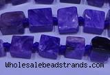 CNG7546 15.5 inches 6*8mm - 10*12mm freeform charoite beads