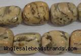 CNG775 15.5 inches 13*18mm nuggets feldspar jasper beads wholesale