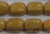 CNG779 15.5 inches 15*20mm nuggets yellow jasper beads wholesale