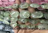 CNG7804 15.5 inches 13*18mm - 18*25mm faceted freeform prehnite beads