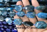 CNG7821 15.5 inches 13*18mm - 18*25mm faceted freeform apatite beads