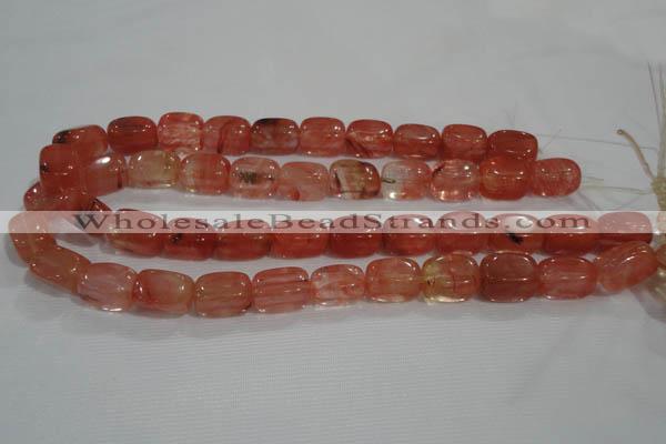 CNG783 15.5 inches 13*18mm nuggets cherry quartz beads wholesale