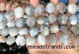 CNG7901 15.5 inches 12*16mm - 15*20mm faceted nuggets aquamarine beads