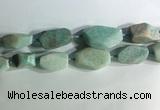 CNG7960 15.5 inches 15*25mm - 20*40mm nuggets amazonite beads