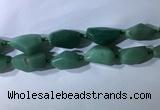 CNG7961 15.5 inches 15*25mm - 20*40mm nuggets green aventurine beads