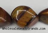 CNG80 15.5 inches 10*15mm - 25*35mm nuggets yellow tiger eye beads