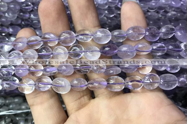 CNG8030 15.5 inches 8*10mm nuggets light amethyst beads wholesale