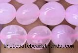 CNG8033 15.5 inches 8*10mm nuggets rose quartz beads wholesale