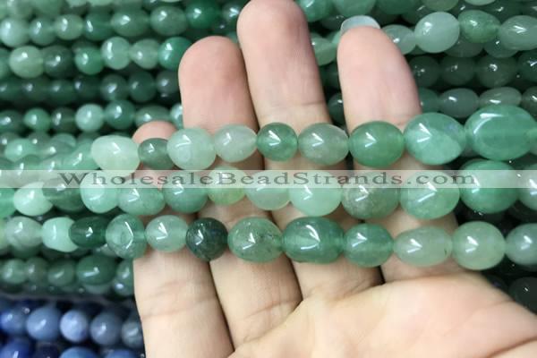 CNG8043 15.5 inches 8*10mm nuggets green aventurine beads