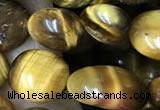 CNG8048 15.5 inches 8*10mm nuggets yellow tiger eye beads