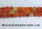 CNG8118 15.5 inches 8*12mm nuggets agate beads wholesale