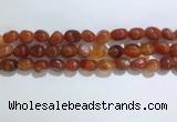 CNG8119 15.5 inches 8*12mm nuggets agate beads wholesale