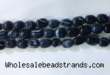 CNG8144 15.5 inches 8*12mm nuggets striped agate beads wholesale