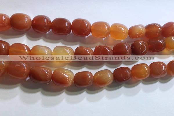 CNG8155 15.5 inches 10*14mm nuggets agate beads wholesale