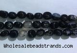 CNG8161 15.5 inches 10*14mm nuggets agate beads wholesale