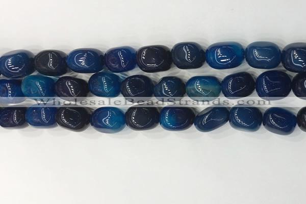 CNG8213 15.5 inches 12*16mm nuggets agate beads wholesale