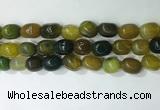 CNG8217 15.5 inches 12*16mm nuggets agate beads wholesale