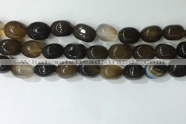 CNG8219 15.5 inches 12*16mm nuggets agate beads wholesale