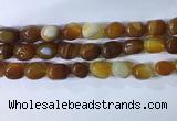 CNG8226 15.5 inches 12*16mm nuggets striped agate beads wholesale