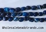 CNG8231 15.5 inches 12*16mm nuggets striped agate beads wholesale