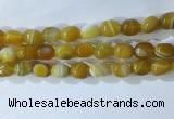 CNG8265 15.5 inches 13*18mm nuggets striped agate beads wholesale