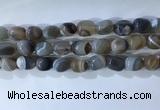 CNG8277 15.5 inches 13*18mm nuggets striped agate beads wholesale