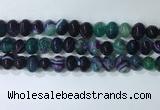 CNG8354 15.5 inches 10*12mm nuggets striped agate beads wholesale