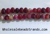 CNG8382 15.5 inches 12*16mm nuggets striped agate beads wholesale