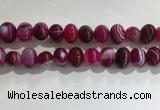 CNG8383 15.5 inches 12*16mm nuggets striped agate beads wholesale