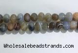 CNG8387 15.5 inches 12*16mm nuggets striped agate beads wholesale