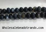 CNG8390 15.5 inches 12*16mm nuggets striped agate beads wholesale