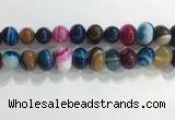 CNG8391 15.5 inches 12*16mm nuggets striped agate beads wholesale